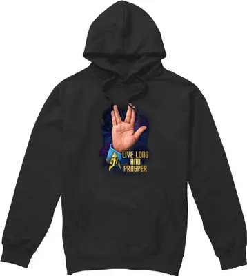 Image de Star Trek - Sweat à capuche pour homme "LLAP 50" TV7564 (M) (Noir)