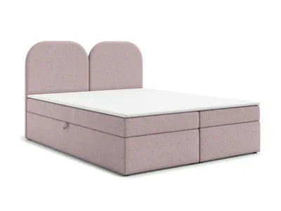 Produktbild von AX LIVING Migwell Boxspringbett 140x200 Rosa mit Bettkasten Kopfteil