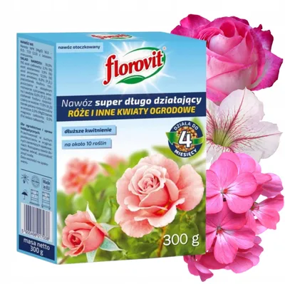 Produktbild von Florovit | Blumendünger - 300 G - Langzeitdünger - Intensives Blühen - Gesunde Pflanzen