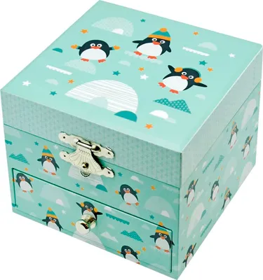 Produktbild von Trousselier Spieluhr Pinguin-Phosphoreszierende Würfel