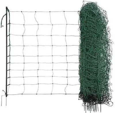 Immagine prodotto di Kerbl AKO OviNet Schafnetz Länge 50 m, Höhe 90 cm, inkl. 15 Pfähle Doppelspitze
