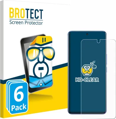 Produktbild von 6x Für Vivo V60 Lite Schutzfolie BROTECT Displayschutz Display Schutz Folie Klar Transparent