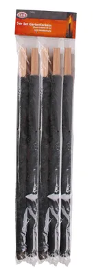 Produktbild von LEX Gartenfackeln 5er Set 60 cm mit Handschutz