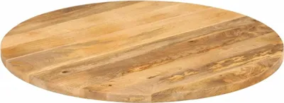 Produktbild von vidaXL Tischplatte Ø 90x2,5 cm Rund Massivholz Mango