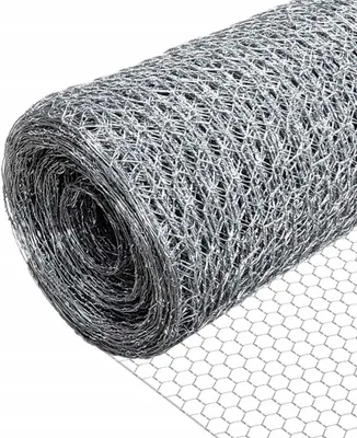 Zdjęcie produktu dla Siatka Ogrodzeniowa 25Mm, 1 X 25 M Srebrna Ocynkowana Siatka Druciana