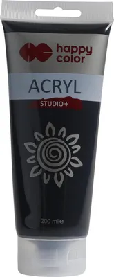 Imagen del producto de Pintura acrílica Studio Happy Color, 200 ml, color  intenso