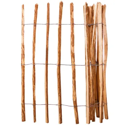 Zdjęcie produktu dla vidaXL Płot ogrodowy orzech laskowy 120x250 cm