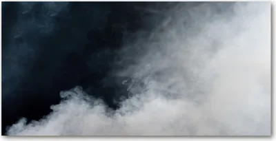 Produktbild von Tulup® Leinwandbild -100x50 cm - Wandkunst - Drucke auf Leinwand - Leinwanddruck  - Sonstige - Schwarz - Weißer Rauch