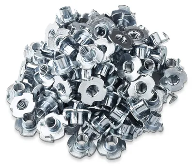 Produktbild von SOTECH Einschlagmutter M8 x 10 x 20 mm mit 4 Einschlagspitzen – Möbelbau (100 Stück)