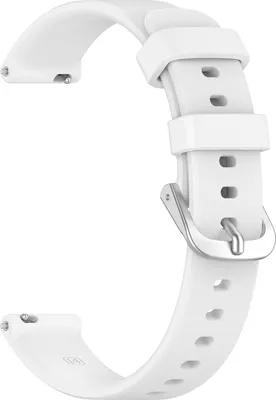 Produktbild von Silikon Armband Für Garmin Lily2 Smartwatch Ersatz Sport Tracke Uhrenarmband Weiss