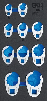 Obrázek produktu pro BGS technic Tool Tray 1/3: Crowfoot Spanner Set, 2484 mm, 2,48 kg