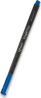 Obrázok produktu pre Maped 749120, Extra jemné, Modrá, Guličkové zakončenie, Kov, 0,4 mm, Čierna, Modrá