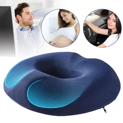 Produktbild von Memory Foam Sitzkissen Orthopädischen Ringsitzkissen Steißbeinkissen Stuhlkissen