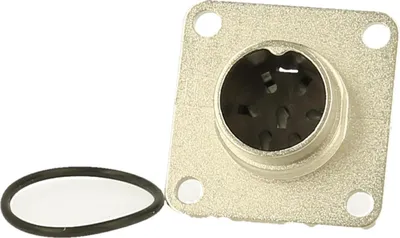 Productafbeelding van "Manuele connector, 7-polig, IP67, met krimpklemmen en schroefvergrendeling."