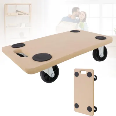 Produktbild von YARDIN Transportroller 2× Rollbrett Rollbretter Möbeltransportrollen für Outdoor & Indoor 58 x 30 cm Möbelroller Max 200 kg Tragkraft(2 Stück)