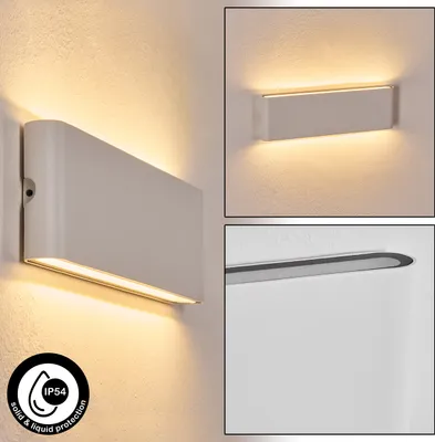 Produktbild von Canzo Außenwandlampe aus Metall/Kunststoff in Weiß
