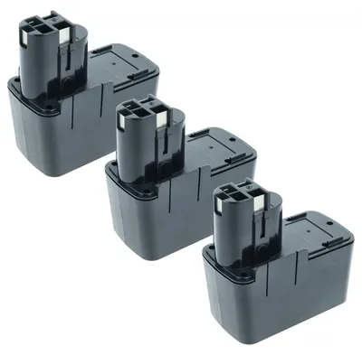 Produktbild von vhbw 3x Akku kompatibel mit Bosch GSB 12 VSP-3, GSB 12VSP-2, GSR 12V, GSR 12VES-2, GBM 12VES-2, GLI 12V, GSB 12 VSE-2 Werkzeug (2100 mAh, NiMH, 12 V)