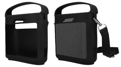 Produktbild von kwmobile Silikon Hülle kompatibel mit Bose SoundLink Color II - Schutzhülle für Mini Speaker - Cover Bluetooth Lautsprecher Schwarz
