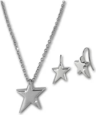Produktbild von Amello Edelstahl silberfarben glänzend Damen Sets ESSX18J