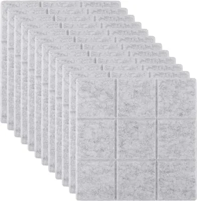 Produktbild von Filz-Pinnwand - Mitteilungen - 12 Stück - 30 x 30 cm - Wanddekoration
