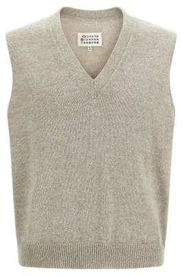 Produktbild von Maison Margiela Pullover aus Baumwolle in Beige