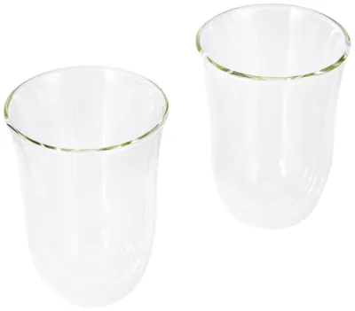 Latte-Macchiato-Gläser 300 ml, 2 Stück, Glas, transparent
