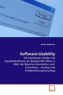 Produktbild von Achleitner, N: Software-Usability