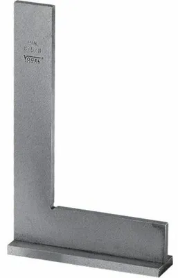 Obrázok produktu pre Vogel Nemecko Dielenský uholník 200 x 130 mm z nehrdzavejúcej ocele s dorazom 310164
