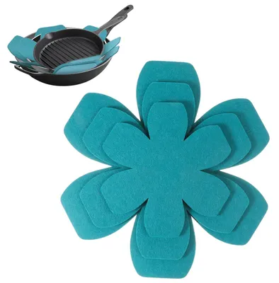 Productafbeelding van Set van 6 Pannenschonende Filz in 3 Groottes (15/20/25 cm)