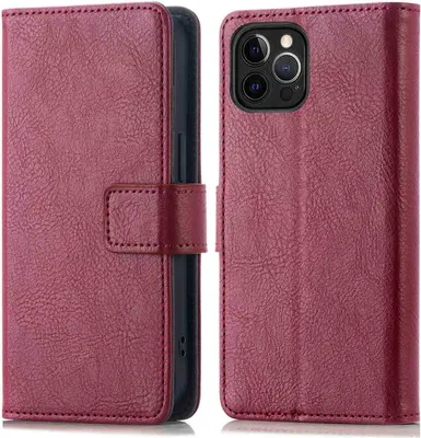 Produktbild von imoshion Klapphülle iPhone 12 (Pro) - Bordeaux