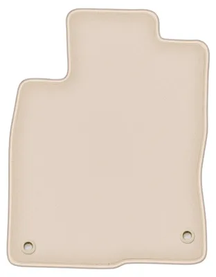 Image de Tapis conducteur moquette PREMIUM beige compatible avec Honda Civic X (2017-, hatchback) – avec fixations – sur‑mesure