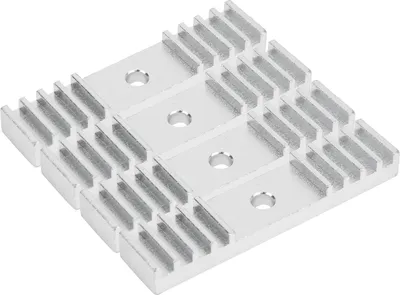 Obrázok produktu pre 4Pcs rozvodový remeň upevnenie zubu hliníkovej zliatiny oxidácie liečba 3D tlačiarne časť 15 x 70mm
