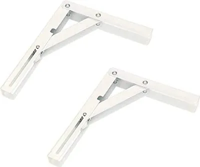 Produktbild von KOTARBAU® 2 Stk Klappkonsole 200 x 165 mm, Weiß Alle Farben Halter Stahl Träger Wandhalter Klammern Winkelregal Regalträger Stütze Regalwinkel Schwerlast