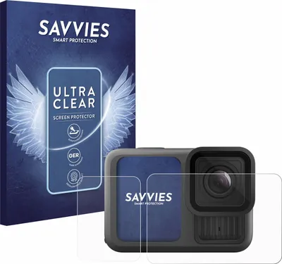 Produktbild von 18x Für GoPro Hero 13 Black Schutzfolie Savvies Displayschutz Display Schutz Folie Klar Transparent