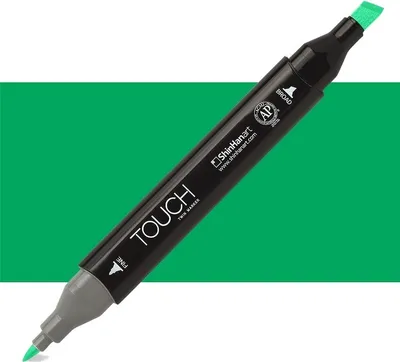 Obrázok produktu pre Obojstranný alkoholový popisovač Fine & Chisel TOUCH, G243 Green deep