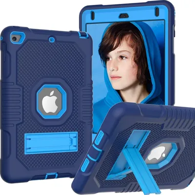 Immagine prodotto di Custodia per iPad 6/5 9,7" blindata con supporto Blu