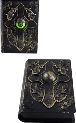 Produktbild von Geisterhaftes Buch mit bösem Auge - Animiert | 16.5 x 22 cm Halloween Deko