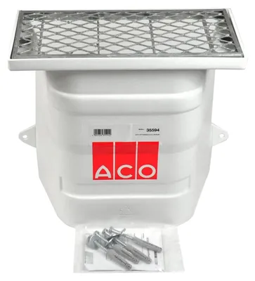 Produktbild von ACO Lüftungsschacht 40x40 ohne Boden Kellerschacht mit Streckmetallrost Lüftung Keller