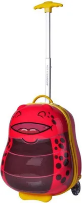 Image de Knorrtoys Trolley valise Bouncie ver de terre cerise