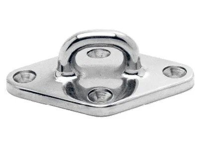 Produktbild von Decksplatte Raute, 80mm, Edelstahl A4