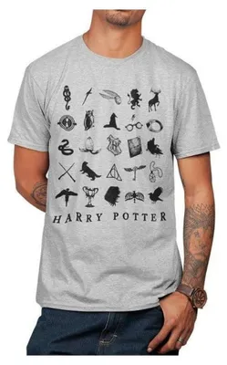 Obrázok produktu pre Tričko Harry Potter Icons, veľkosť XXL
