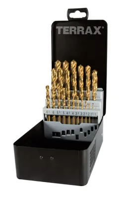 Image de RUKO Jeu de forets hélicoïdaux DIN 338 type N HSS-TiN rectifiés 1,36 kg