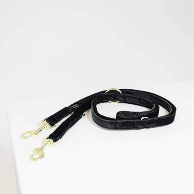 Obrázek produktu pro Kentucky Dogwear Hundeleine Velvet 200 cm Velikost L Schwarz