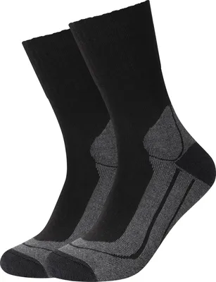 Produktbild von Camano Socken 2er Pack Outdoor in dezentem Design black 43-46
