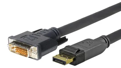 Obrázek produktu pro Vivolink PRODPDVI5, 5 m, DisplayPort, DVI-D, Samec, Samec, Přímý