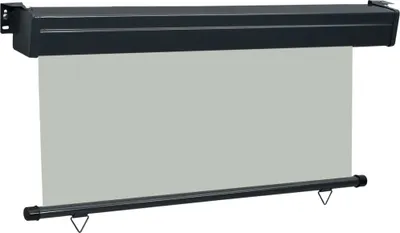 Image de vidaXL Marquise latérale de balcon 165x250 cm Gris