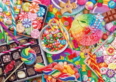 Produktbild von Schmidt Spiele Candylicious, 1000 Stück(e), Landschaft