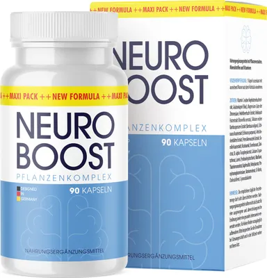 Produktbild von Neuro Boost Kapseln | Pflanzen-Komplex | Für Männer und Frauen | 60 Kapseln