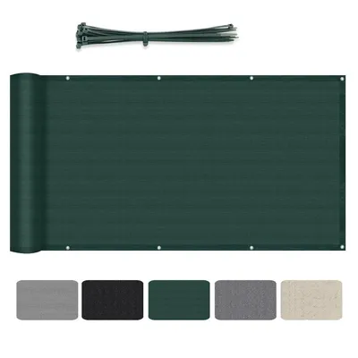 Produktbild von Sekey Balkon Sichtschutz 120×600 cm Terrasse Schutz HDPE Gartenzaun Sichtschutz Windschutz UV-Schutz