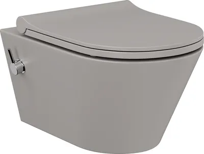 Produktbild von Taharet Dusch Wc ,Warm+Kalt Anschluss mit Intergrierter Armatur Latte mit Soft Close Wc sitz